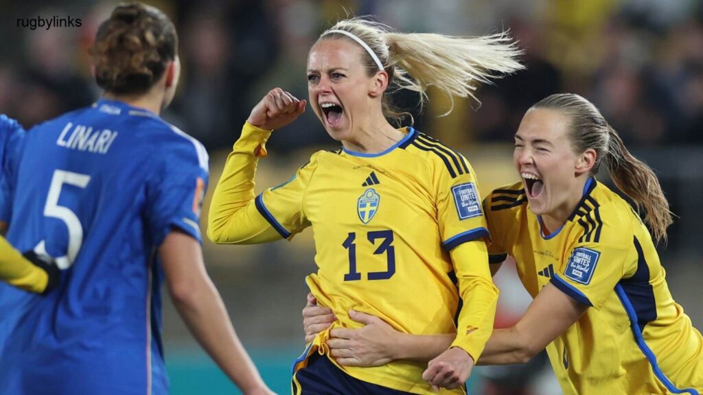ทีมหญิงสวีเดนชนะ